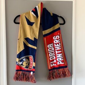 reversible florida panthers scarf!